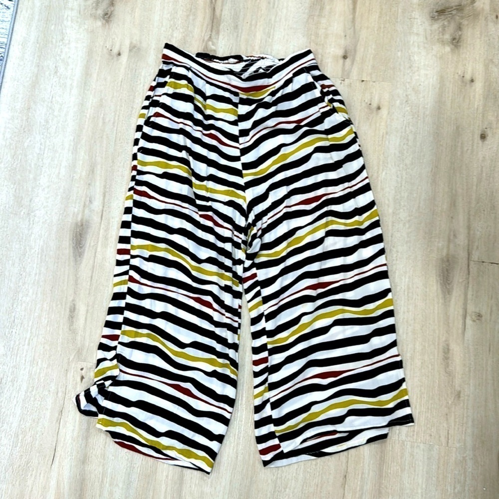 Fighting Eel Ava Sky cropped printed wide leg pants